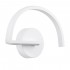 GloboStar® BREYA 00637 Μοντέρνο Φωτιστικό Τοίχου Απλίκα Μεταλλικό Λευκό LED 10W 1000lm AC 230V Φυσικό Λευκό 4500K Μ25 x Π17 x Υ4.5cm