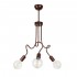 GloboStar® ASPECT 00788 Μοντέρνο Φωτιστικό Οροφής Τρίφωτο Χάλκινο Μεταλλικό Πλέγμα Φ42 x Y60cm