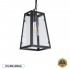 GloboStar® LIMA 01040 Vintage Industrial Κρεμαστό Φωτιστικό Οροφής Μονόφωτο 1 x E27 AC220-240V - Μ17 x Π14 x Υ26cm - Μαύρο Μεταλλικό Πλέγμα - 5 Χρόνια Εγγύηση