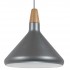 GloboStar® FELICITA 01277 Μοντέρνο Κρεμαστό Φωτιστικό Οροφής Μονόφωτο 1 x E27 AC220-240V IP20 - Φ30 x Υ25cm - Ασημί Μεταλλικό Καμπάνα - 5 Χρόνια Εγγύηση
