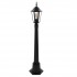 GloboStar® ELLIPSE 01401 Vintage Φωτιστικό Δαπέδου Μονόφωτο 1 x E27 Μαύρο Μεταλλικό Πλέγμα L17 x W16 x H105cm