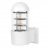 GloboStar® NEWI 01418 Μοντέρνο Φωτιστικό Τοίχου Απλίκα Μονόφωτο Λευκό Μεταλλικό Μ11 x Π17 x Υ23cm