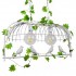 GloboStar® NEST 01644 Vintage Industrial Κρεμαστό Φωτιστικό Οροφής Δίφωτο 2 x E27 Λευκό Μεταλλικό Πλέγμα Μ73.6 x Π37.5 x Y38cm