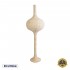GloboStar® ALADDIN 02051 Boho Επιδαπέδιο Φωτιστικό Μονόφωτο 1 x E27 AC220-240V IP20 - Φ50 x Υ150cm - Μπεζ Μπαμπού Πλέγμα - 5 Χρόνια Εγγύηση