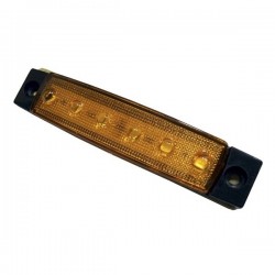 LED Φώτα Όγκου Φορτηγών Αδιάβροχο IP66 Πορτοκαλί GloboStar 77471