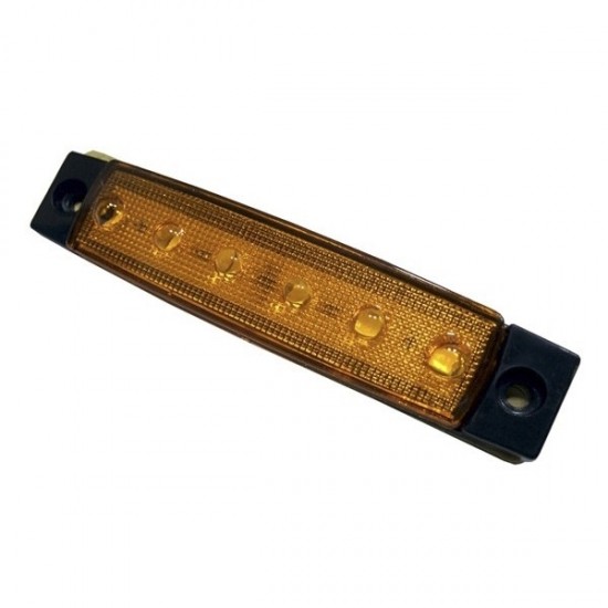 LED Φώτα Όγκου Φορτηγών Αδιάβροχο IP66 Πορτοκαλί GloboStar 77471