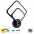GloboStar® ANNA 61085 Φωτιστικό Τοίχου - Απλίκα Design LED CCT 15W 1800lm 300° AC 220-240V - Εναλλαγή Φωτισμού μέσω Διακόπτη On/Off All In One Ψυχρό 6000k+Φυσικό 4500k+Θερμό 2700k Μ25 x Π8 x Υ30cm - Μαύρο
