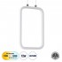 GloboStar® DEROBA 61299 Κρεμαστό Φωτιστικό Οροφής Linear Design LED CCT 12W 1320lm 360° AC 220-240V - Εναλλαγή Φωτισμού μέσω Διακόπτη On/Off All In One Ψυχρό 6000k+Φυσικό 4500k+Θερμό 2700k Μ16 x Π1.6 x Υ25.5cm - Λευκό - 3 Years Warranty