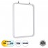 GloboStar® NEROBA 61303 Κρεμαστό Φωτιστικό Οροφής Linear Design LED CCT 18W 1980lm 360° AC 220-240V - Εναλλαγή Φωτισμού μέσω Διακόπτη On/Off All In One Ψυχρό 6000k+Φυσικό 4500k+Θερμό 2700k Μ29 x Π2 x Υ36cm - Λευκό - 3 Years Warranty