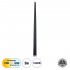 GloboStar® TEARS 61309 Κρεμαστό Φωτιστικό Οροφής Design LED CCT 3W 330lm 180° AC 220-240V - Εναλλαγή Φωτισμού μέσω Διακόπτη On/Off All In One Ψυχρό 6000k+Φυσικό 4500k+Θερμό 2700k Φ3.2 x Υ51.5cm - Μαύρο - 3 Years Warranty