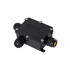 GloboStar® FAST-CONNECT 69922 Τριπλό Υ Αδιάβροχο IP68 Κυτίο Ταχείας Σύνδεσης & Διακλάδωσης Καλωδίων - 3 x Είσοδοι - Εσωτερική Τριπλή Κλέμα με Συμβατή Διατομή Καλωδίων 3 x 0.5mm² έως 3 x 2.5mm² - 450V 41A Max - Μ14 x Π9.5 x Υ4cm - Μαύρο - 5 Years Warra