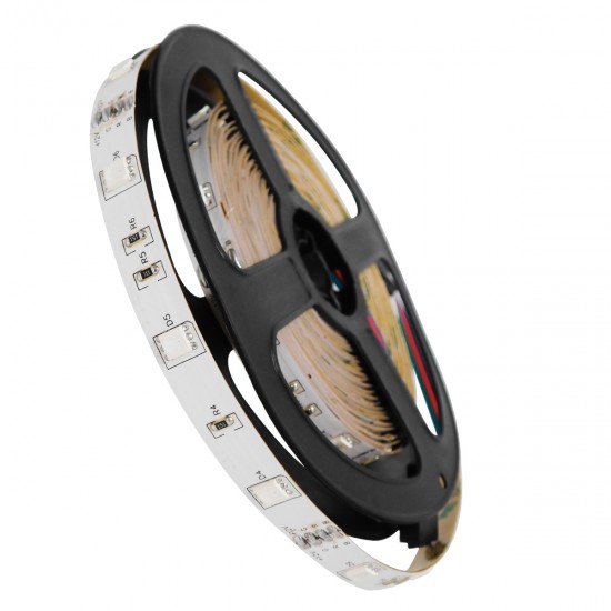 GloboStar® 70019 Ταινία LED SMD 5050 5m 7.2W/m 30LED/m 727lm/m 120° DC 12V IP20 RGB