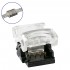 GloboStar® 70723 Αδιάβροχος Ταχυσύνδεσμος Ένωσης IP65 - Strip To Strip Connector για Ένωση 2 x RGB Αδιάβροχες Ταινίες LED Πλάτους 10mm