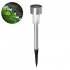 GloboStar® 71520 Αυτόνομο Ηλιακό Φωτιστικό LED SMD 1W 100lm με Ενσωματωμένη Μπαταρία 600mAh - Φωτοβολταϊκό Πάνελ με Αισθητήρα Ημέρας-Νύχτας Αδιάβροχο IP65 Φανάρι Κήπου Στρογγυλό Ψυχρό Λευκό 6000K