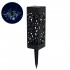 GloboStar® TRIBAL 71525 ΣΕΤ 4 Τεμαχίων Αυτόνομα Ηλιακά Φωτιστικά LED SMD 0.80W/Τεμ. 80lm/Τεμ. με Ενσωματωμένη Μπαταρία 600mAh - Φωτοβολταϊκό Πάνελ με Αισθητήρα Ημέρας-Νύχτας Αδιάβροχο IP65 Φανάρι Κήπου Τετράγωνο Ψυχρό Λευκό 6000K Μ6 x Π6 x Υ18cm - 1 Χρόνo