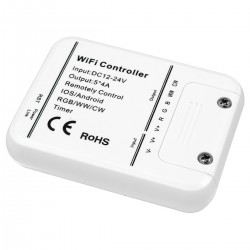 GloboStar® 73421 Ασύρματος WiFi LED RGBW+WW+CCT Controller IOS/Android Timer DC 12-24V Max 240W
