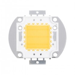 GloboStar® 73764 Υψηλής Ισχύος LED COB BRIDGELUX 30W 2400lm DC 28-32V - Μ5.5 x Π5.2 x Υ0.4cm - Θερμό Λευκό 2700K - 2 Χρόνια Εγγύηση