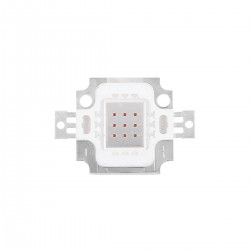 GloboStar® 73766 Υψηλής Ισχύος LED COB BRIDGELUX 10W 500lm DC 6-8V - M2.9 x P2 x Y0.3cm - Κόκκινο - 2 Χρόνια Εγγύηση