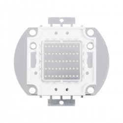 GloboStar® 73771 Υψηλής Ισχύος LED COB BRIDGELUX 50W 2500lm DC 20-24V - Μ5.6 x Π5.2 x Υ0.6cm - Πράσινο - 2 Χρόνια Εγγύηση