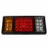 Πίσω Φανάρι Φορτηγού 36 LED 24 Volt με Μεταλλικό Πλέγμα Προστασίας Universal Αδιάβροχο IP66 GloboStar 75470