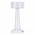 GloboStar® NANNA 76471 Μοντέρνο Επιτραπέζιο Φωτιστικό Πορτατίφ LED 1.5W 105lm 120° DC 5V Επαναφορτιζόμενο με Μπαταρία Li-ion 1800mAh - Διακόπτη Αφής με 3 Εναλλαγές Φωτισμού CCT Θερμό - Φυσικό - Ψυχρό 1500K - 4500K - 6000K Dimmable - D9 x 21cm - Λευκό