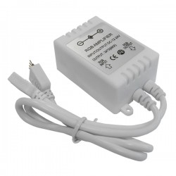 LED RGB Ενισχυτής Σήματος Πλαστικός 12v (144w) - 24v (288w) GloboStar 77407