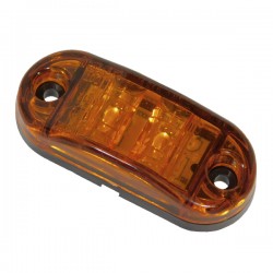 Πλευρικό LED Όγκου - Flash 10-30 Volt Πορτοκαλί GloboStar 77488