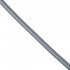 GloboStar® 77612 Στρογγυλό Υφασμάτινο Καλώδιο 1m 2 x 0.75mm² Ασημί