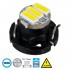 GloboStar® 81008 Λάμπα Αυτοκινήτου LED T4.2 3xSMD4014 0.6W 120lm 120° DC 12-16V  IP20 Μ1 x Π1 x Υ0.8cm Ψυχρό Λευκό 6000K