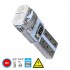 GloboStar® 81024 Λάμπα Αυτοκινήτου LED T5 2xSMD1210 0.6W 72lm 120° DC 12-16V IP20 Φ0.7 x Υ1.7cm Κόκκινο