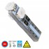 GloboStar® 81031 Λάμπα Αυτοκινήτου LED T5 3xSMD1210 0.48W 18lm 360° DC 12-16V IP20 Φ0.6 x Υ2cm Κόκκινο