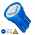 GloboStar® 81047 Λάμπα Αυτοκινήτου LED T10 W5W 1xSMD5050 0.28W 18lm 120° DC 12-16V IP20 Φ1.1 x Υ1.7cm Μπλε