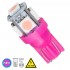 GloboStar® 81055 Λάμπα Αυτοκινήτου LED T10 W5W 5xSMD5050 1.3W 80lm 360° DC 12-16V IP20 Φ1.2 x Υ2.7cm Ροζ