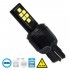 GloboStar® 81157 Λάμπα Αυτοκίνητου T20 - 7440 - W21W 2nd Generation Can-Bus Series LED 12 SMD 3030 8W 1200lm 360° DC 12V IP20 Ψυχρό Λευκό 6000K