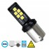 GloboStar® 81244 Λάμπα Αυτοκίνητου 1156 - BA15S - P21W 2nd Generation Can-Bus Series LED 12 SMD 3030 8W 1200lm 360° DC 12V IP20 Ψυχρό Λευκό 6000K