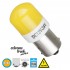GloboStar® 81267 Λάμπα Αυτοκινήτου & Φορτηγού 7507 - BAU15S - PY21W 3rd Generation Can-Bus Extreme Truck Series LED 6 SMD 3030 3W 360lm 360° DC 12-24V IP20 Πορτοκαλί