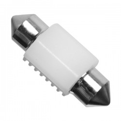 GloboStar® 81332 Λάμπα Αυτοκινήτου & Φορτηγού 31mm FESTOON - C5W 3rd Generation Can-Bus Extreme Truck Series LED 2 SMD 3030 3W 450lm 120° DC 12-24V IP20 Ψυχρό Λευκό 6000K
