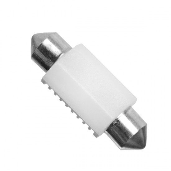 GloboStar® 81333 Λάμπα Αυτοκινήτου & Φορτηγού 36mm FESTOON - C5W 3rd Generation Can-Bus Extreme Truck Series LED 2 SMD 3030 3W 450lm 120° DC 12-24V IP20 Ψυχρό Λευκό 6000K