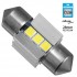 GloboStar® 81336 Λάμπα Αυτοκινήτου 28mm FESTOON - C5W 3rd Generation Can-Bus Extreme Series LED 3 SMD 3030 3W 450lm 120° DC 12V IP20 Ψυχρό Λευκό 6000K
