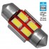 Σωληνωτός LED Extreme Truck Series Can-Bus 3ης Γενιάς 31mm 3w 24V Ψυχρό Λευκό 6000k GloboStar 81341
