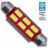 Σωληνωτός LED Extreme Truck Series Can-Bus 3ης Γενιάς 42mm 4.5w 24V Ψυχρό Λευκό 6000k GloboStar 81344