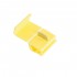 GloboStar® 81649 Cable Terminal - Κλέφτης Ρέυματος από Καλώδιο Max 24A - Κίτρινο - Μ3.2 x Π2 x Υ1.8cm - Πακέτο 20 Τεμαχίων