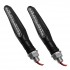 GloboStar® 81754 ΣΕΤ 2 x Φλάς Μοτοσυκλέτας Universal Line LED SMD 5050 5W DC 12V με Τρεχούμενο Εφέ Φωτισμού Πορτοκαλί Αδιάβροχα IP65