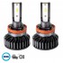 GloboStar® 82028 H16 F2 Line KIT Βασικού Φωτισμού Αυτοκινήτου & Φορτηγού 3rd Generation Can-Bus Series LED CREE CXB COB 30/60W 7000lm DC 12V Αδιάβροχο IP65 Ψυχρό Λευκό 6000K