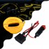 GloboStar® 82208 TUBE 360° Degree Διακοσμητική EL-Wire Neon Αυτοκινήτου Κορδόνι ΣΕΤ 3m 1W/3m 30lm/m 360° DC 12V με Βύσμα Αναπτήρα Αυτοκινήτου Αδιάβροχη IP68 Κίτρινο