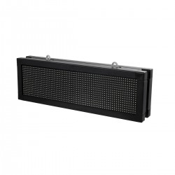 GloboStar® DISPLAY 90319 LED Scrolling Display 64x16cm - Κυλιόμενη Ψηφιακή Πινακίδα / Επιγραφή Διπλής Όψης P10 LED SMD AC 220-240V - Λειτουργία μέσω Wi-Fi με Εφαρμογή APP - Αισθήτηρας Θερμοκρασίας και Υγρασίας - Αδιάβροχο IP65 - Μ70.5 x Π11 x Υ22.5cm - Πο