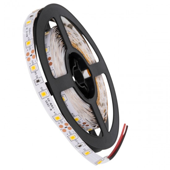 GloboStar® AVILA 90591 Ταινία LED 4.8W/m 280lm/m 120° DC 12V IP20 - 60 x SMD 3528 LED Chip/Μέτρο - Μ5000 x Π8 x Υ2mm - Ρολό 5 Μέτρων - Φυσικό Λευκό 4500K - 2 Χρόνια Εγγύηση