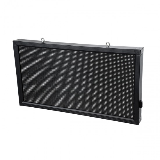 GloboStar® DISPLAY 90809 LED Scrolling Display 96x48cm - Κυλιόμενη Ψηφιακή Πινακίδα / Επιγραφή Μονής Όψης P10 LED SMD AC 220-240V - Λειτουργία μέσω Wi-Fi με Εφαρμογή APP - Αισθήτηρας Θερμοκρασίας και Υγρασίας - Αδιάβροχο IP65 - Μ104 x Π9 x Υ56cm - Πράσινο