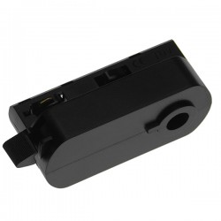 Διφασικός Connector 3 Καλωδίων Αντάπτορας Κρέμασης Φωτιστικών για Μαύρη Ράγα Οροφής GloboStar 93123