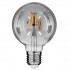 GloboStar® 99069 Λάμπα E27 G95 Γλόμπος LED FILAMENT 4W 400 lm 320° AC 85-265V Edison Retro με Φιμέ Γυαλί Θερμό Λευκό 2700 K Dimmable